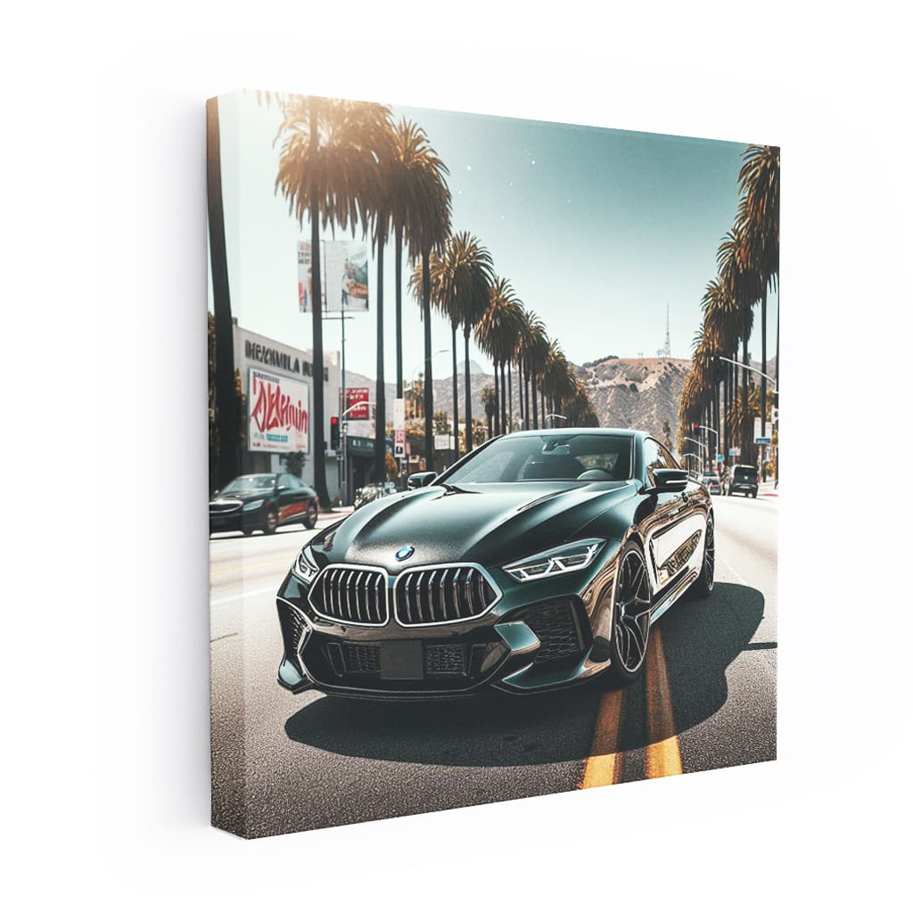 Bmw M8 Los Angel Wall Art