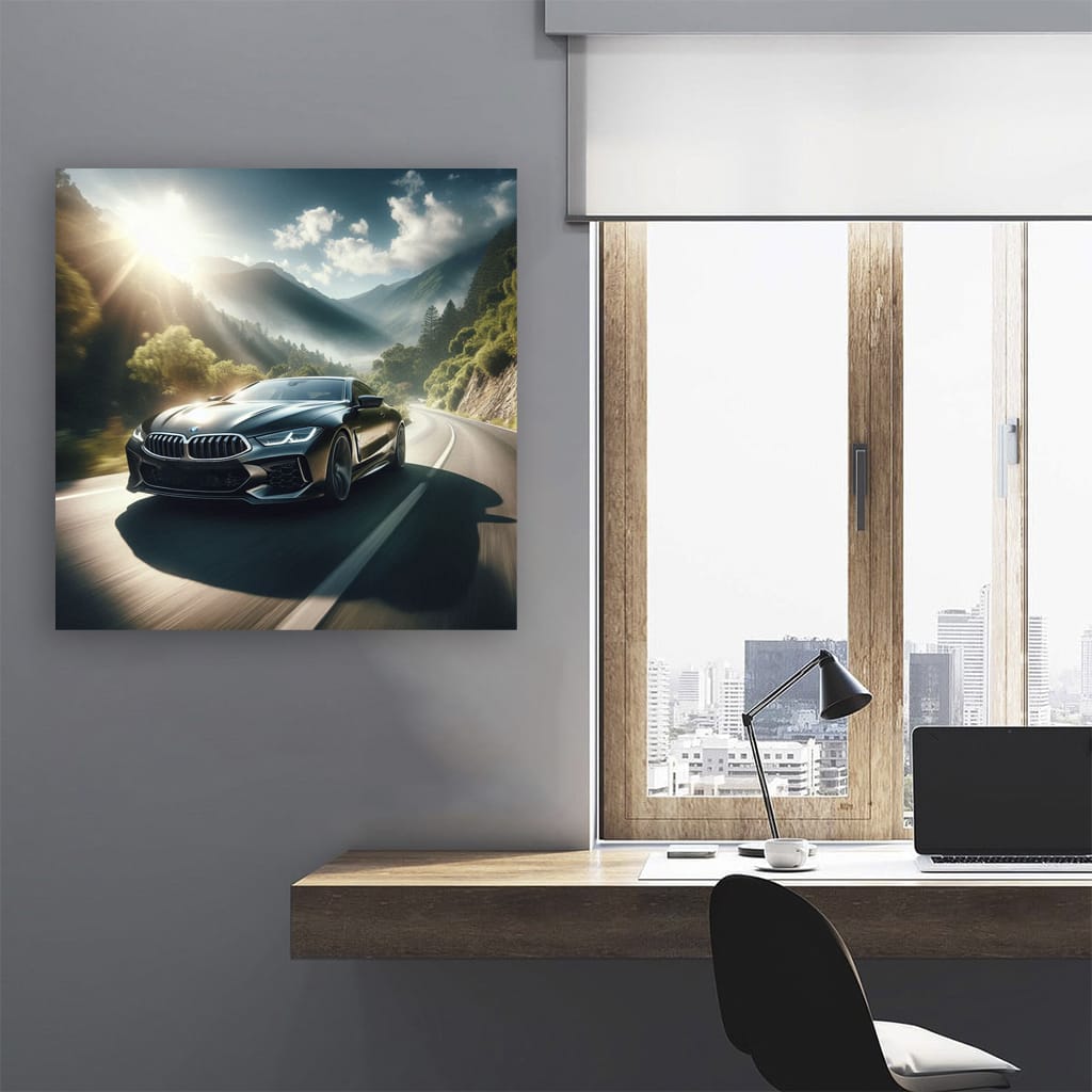 Bmw M8 Road Wall Art