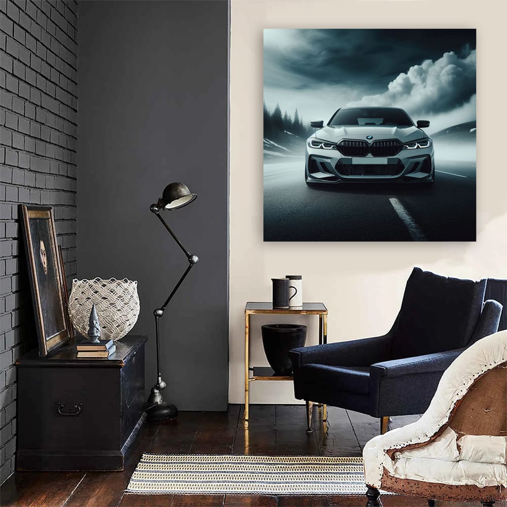 Bmw New G Series Overcast Weath Wall Art