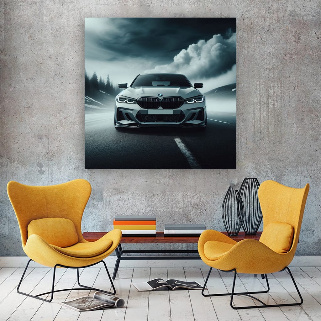 Bmw New G Series Overcast Weath Wall Art