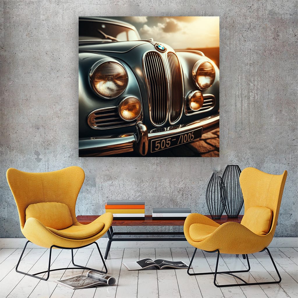 Bmw Old Retro Ho Wall Art