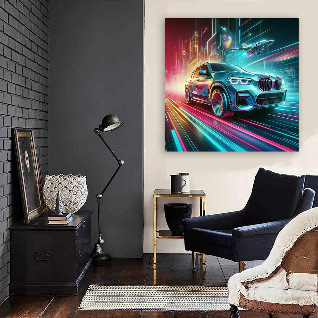 Bmw X3 Absctra Wall Art