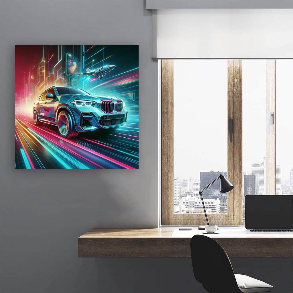 Bmw X3 Absctra Wall Art