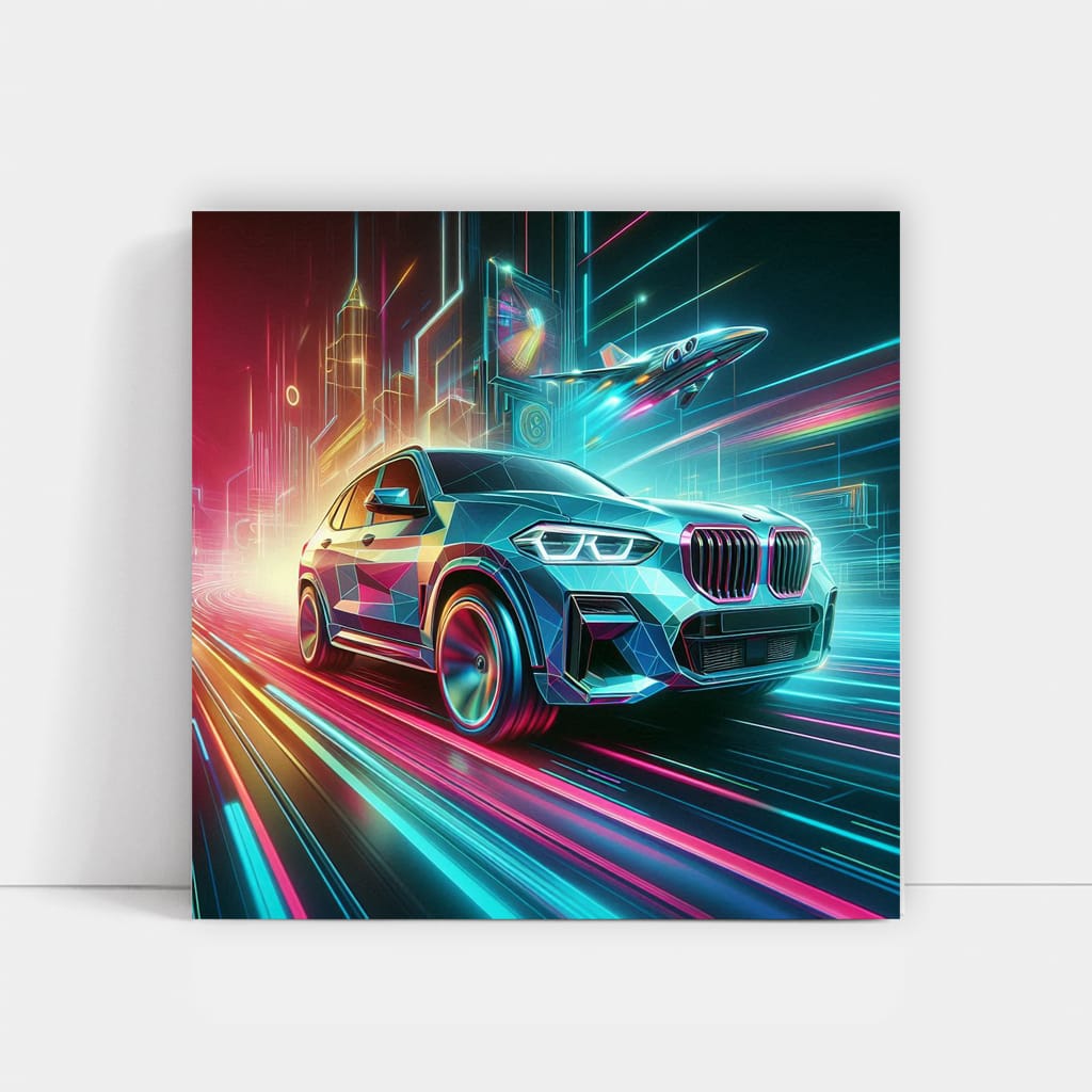 Bmw X3 Absctra Wall Art