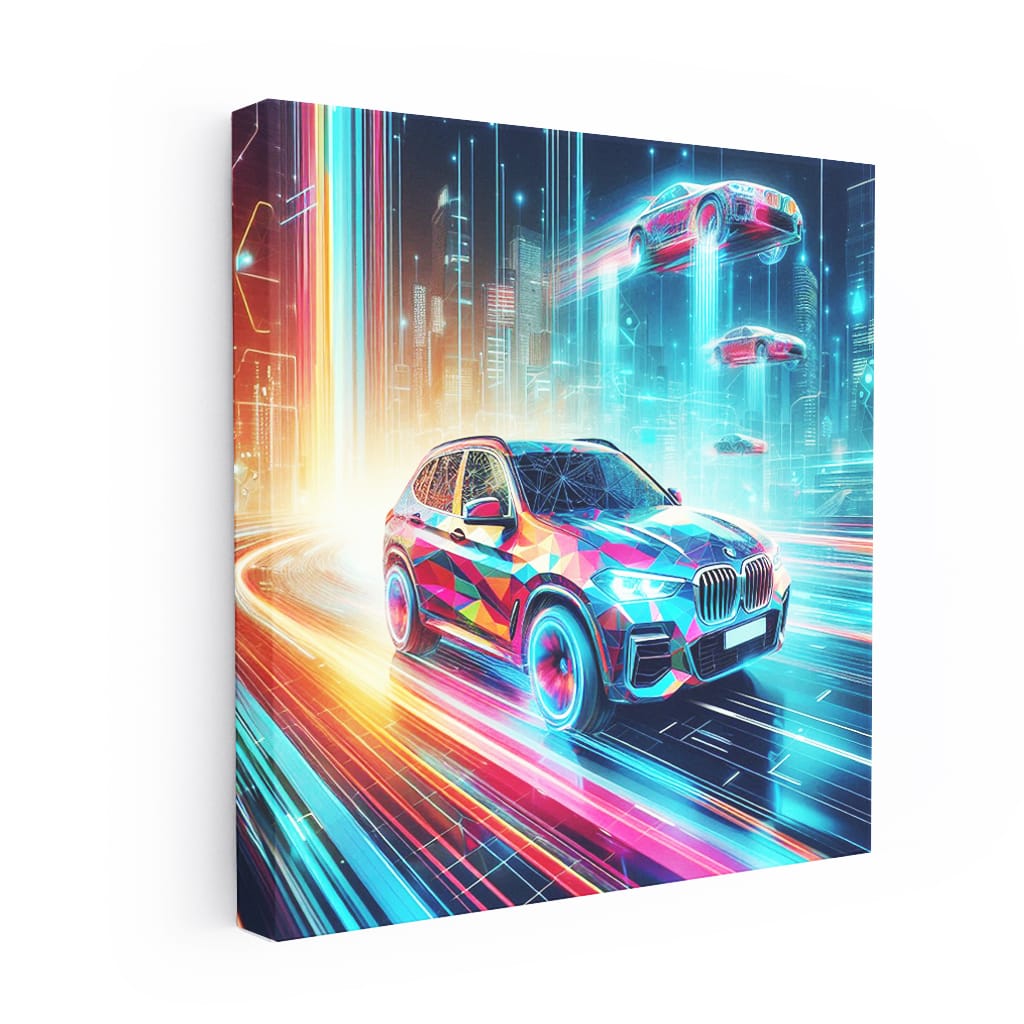 Bmw X3 Absctract Wall Art