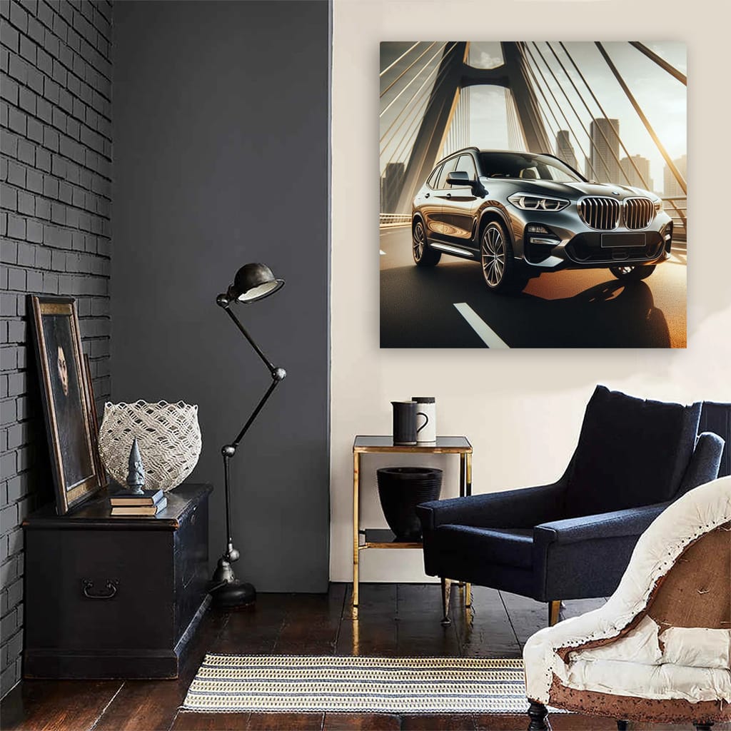 Bmw X3 Bridge Wall Art