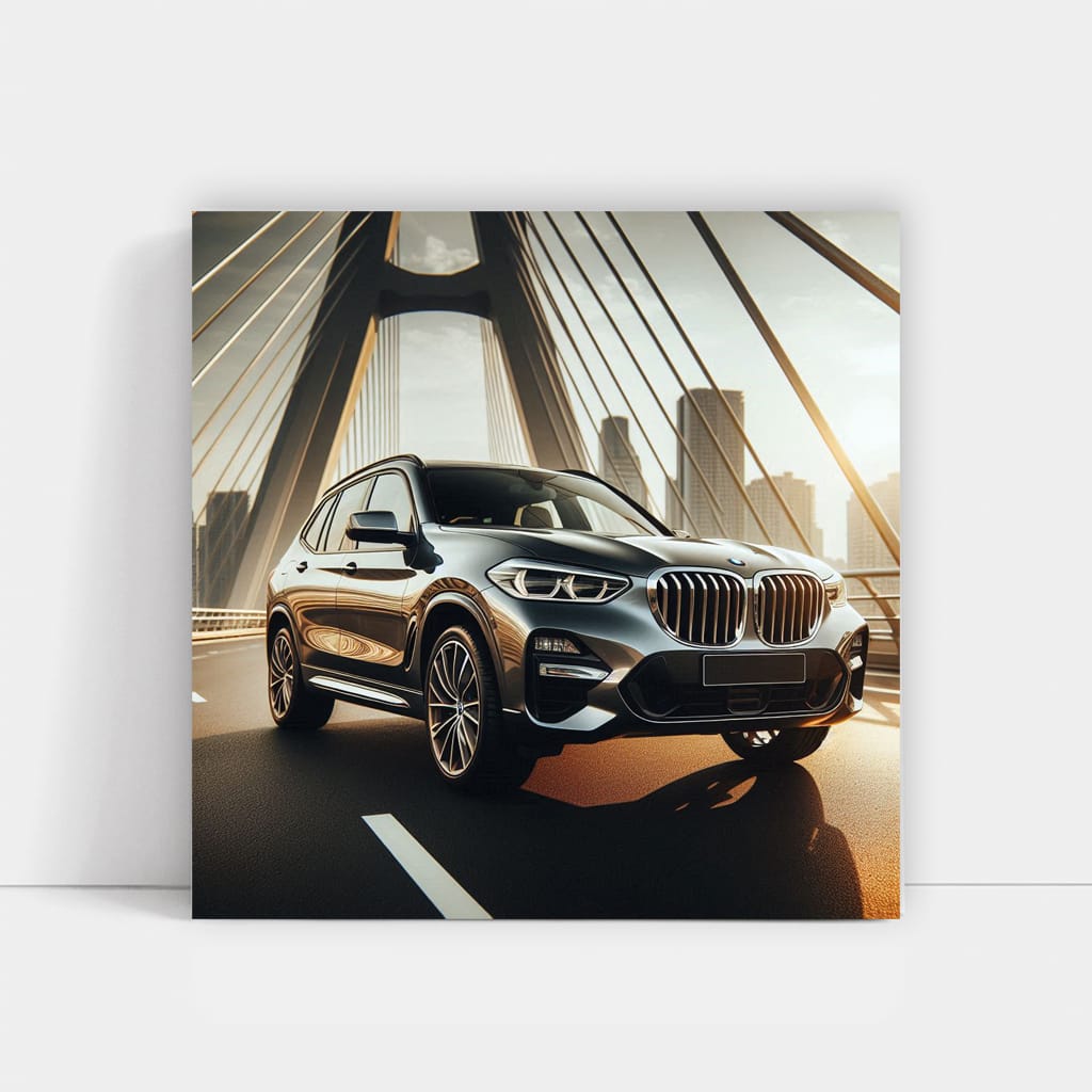 BMW X3 on Scenic Bridge - Luxury Meets Adventure