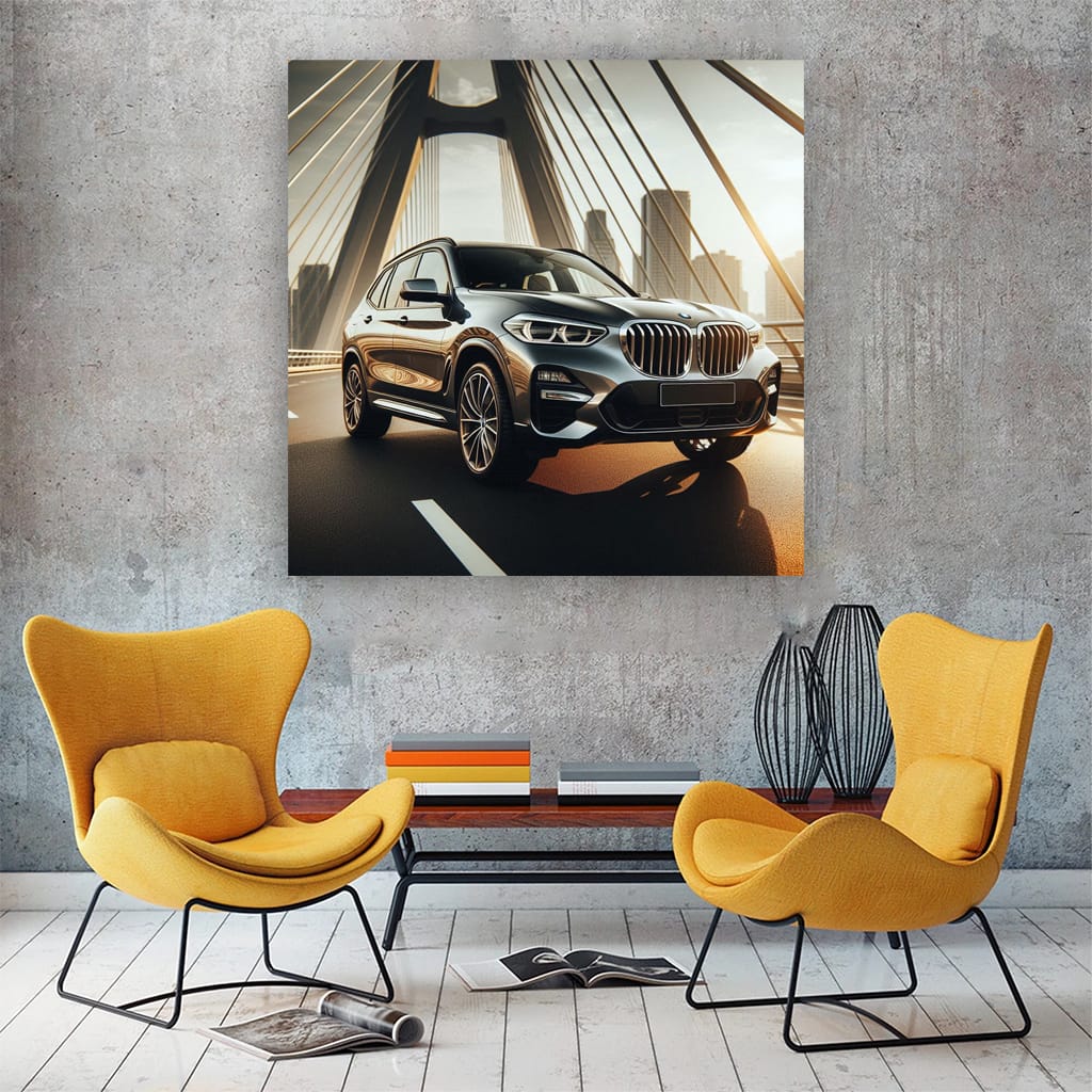 Bmw X3 Bridge Wall Art