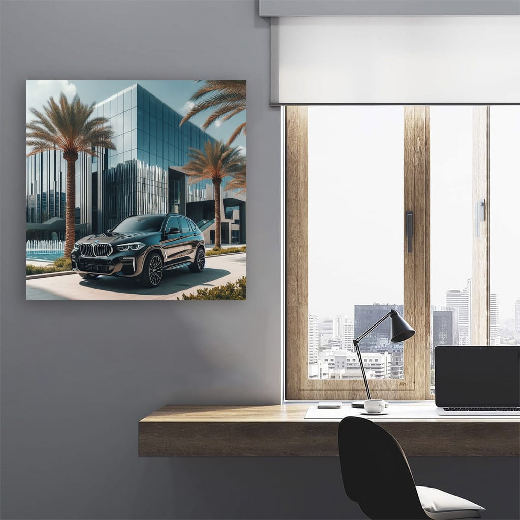 BMW X3 Construction Site: Robust Elegance in Motion