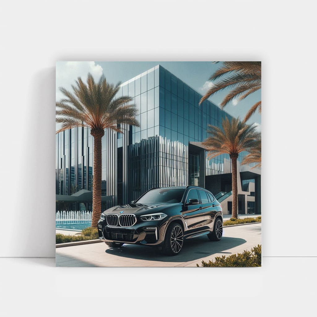 BMW X3 Construction Site: Robust Elegance in Motion
