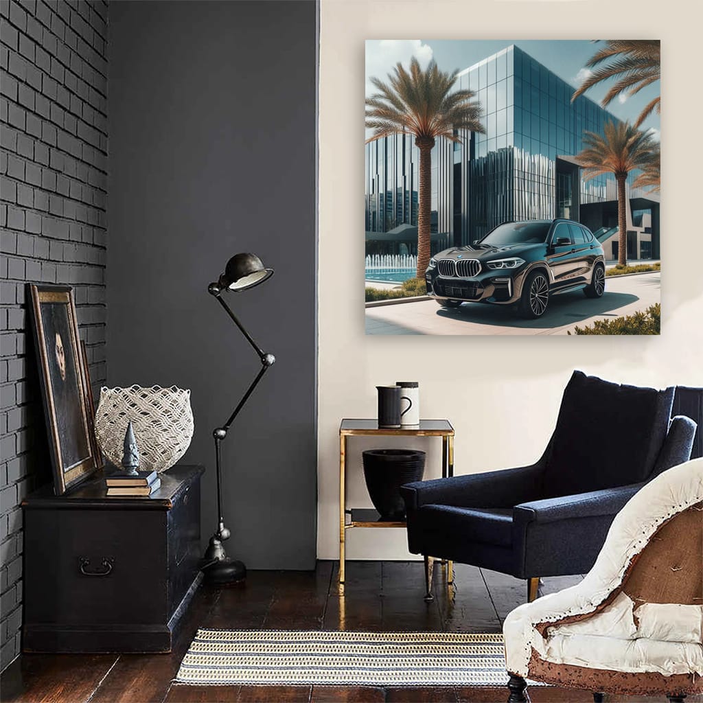 BMW X3 Construction Site: Robust Elegance in Motion