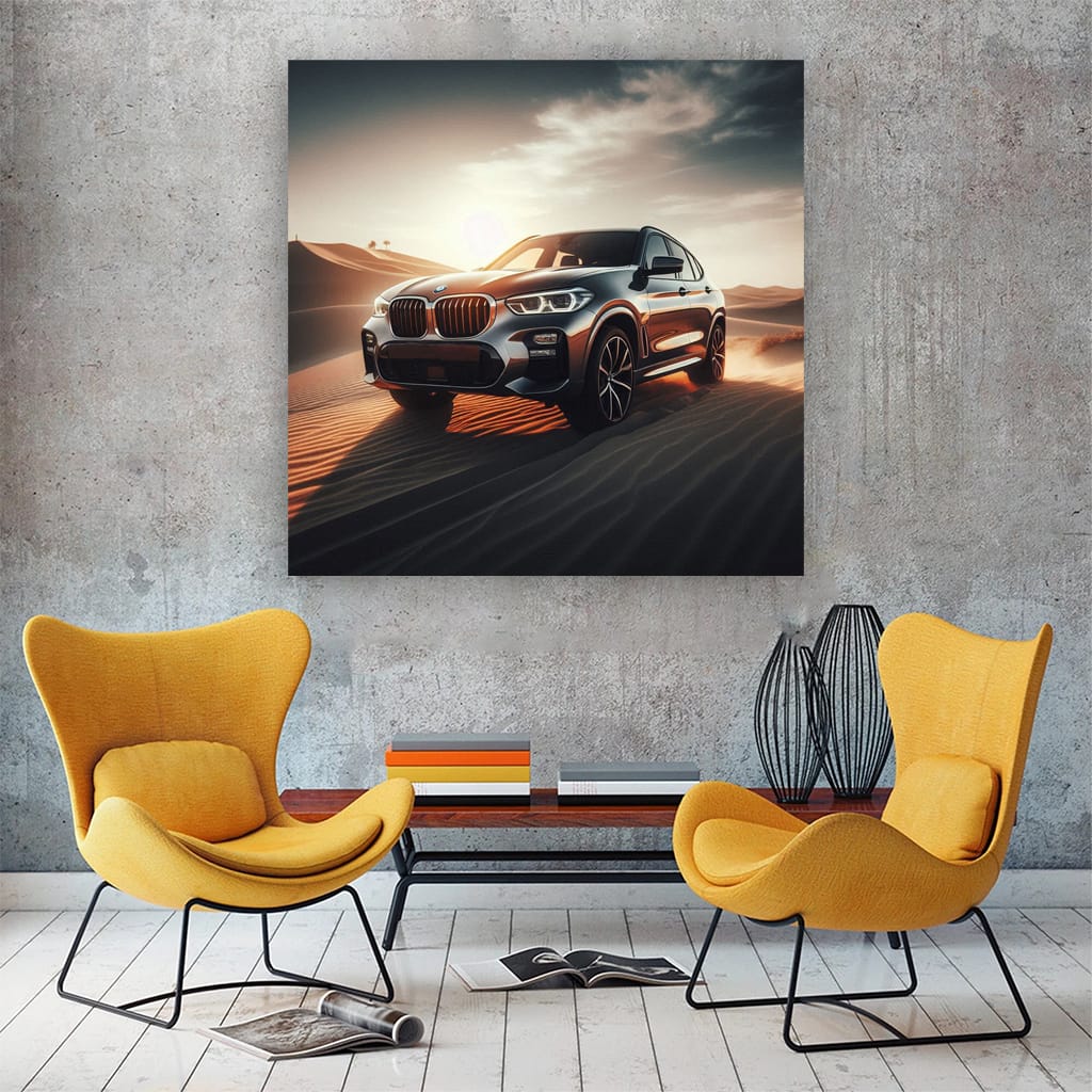 Bmw X3 Desert Wall Art