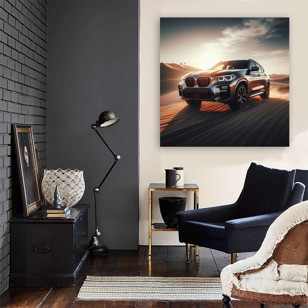 Bmw X3 Desert Wall Art