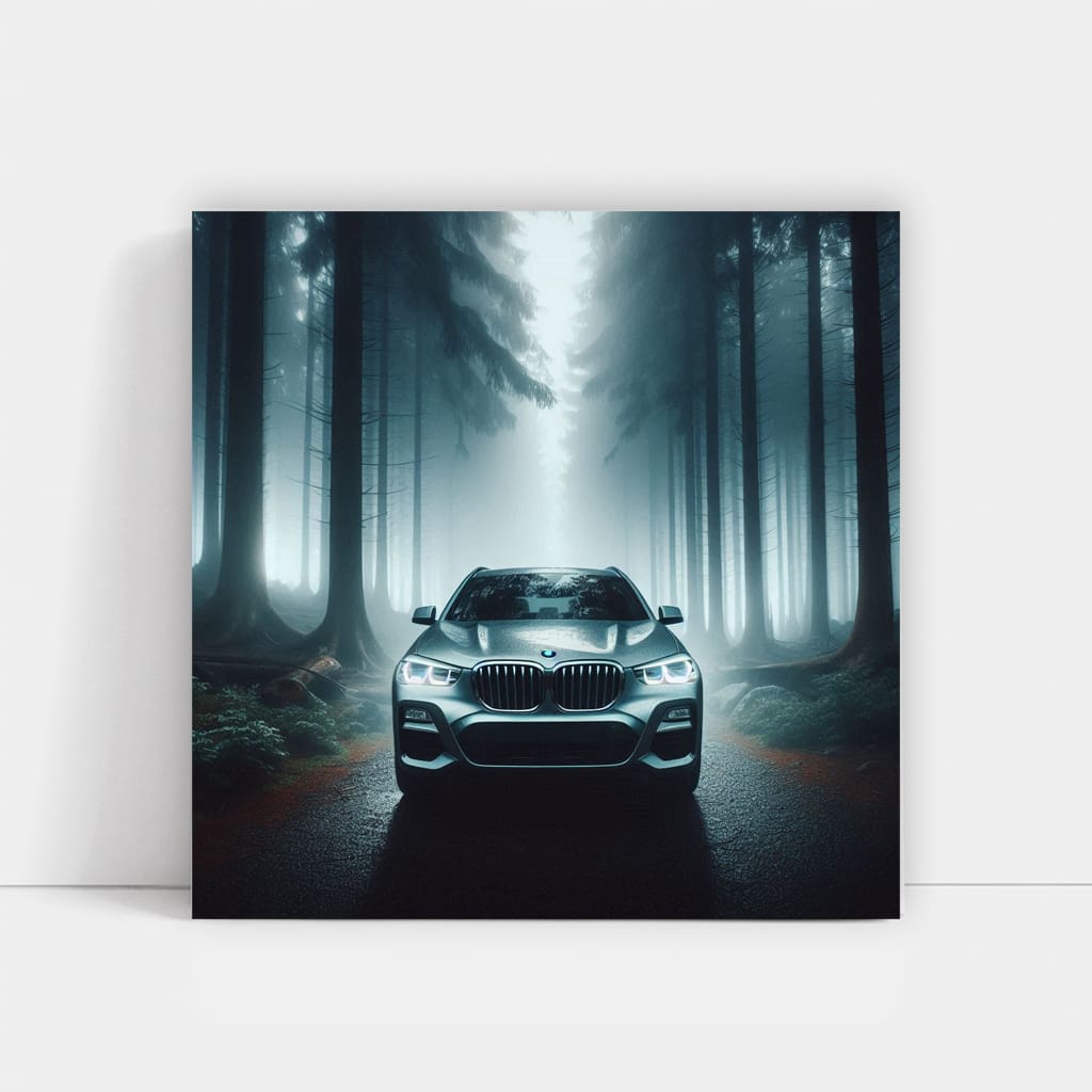 Bmw X3 Fog Wall Art