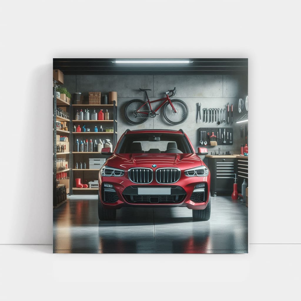 BMW X3 in Garage - Sleek and Versatile SUV Adventure