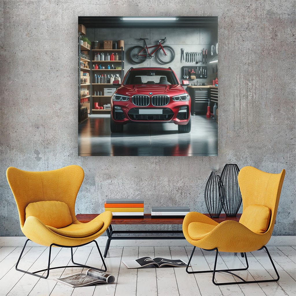 BMW X3 in Garage - Sleek and Versatile SUV Adventure