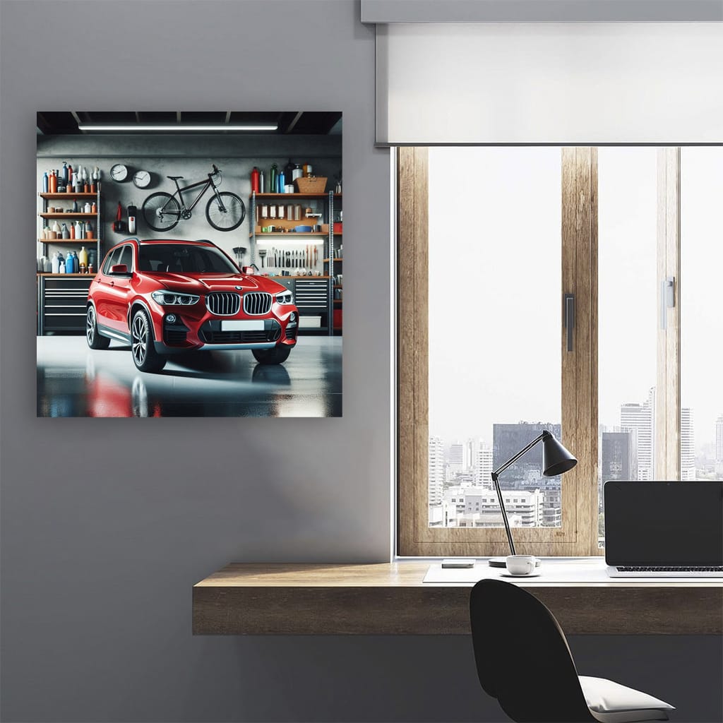 Bmw X3 Garage Wall Art