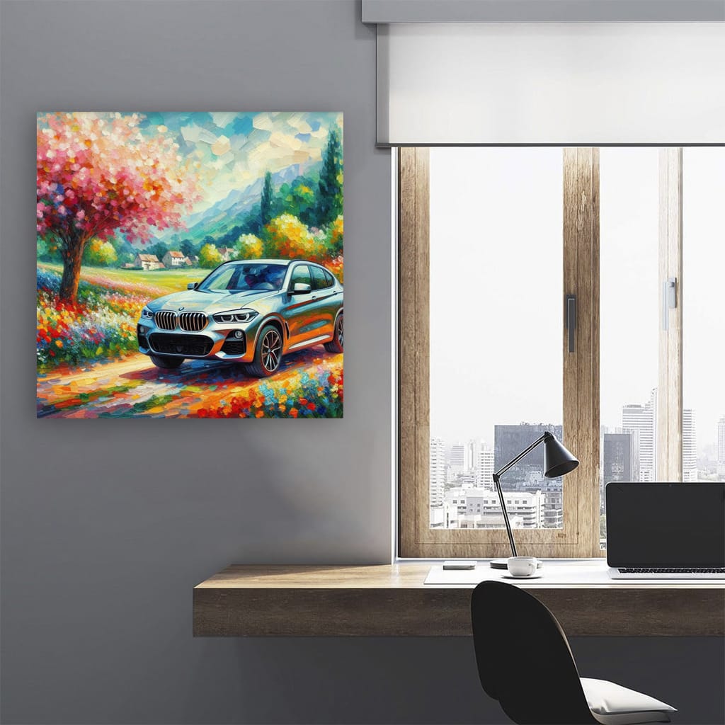 BMW X3 in Impressionist Style - Bold Elegance on Wheels