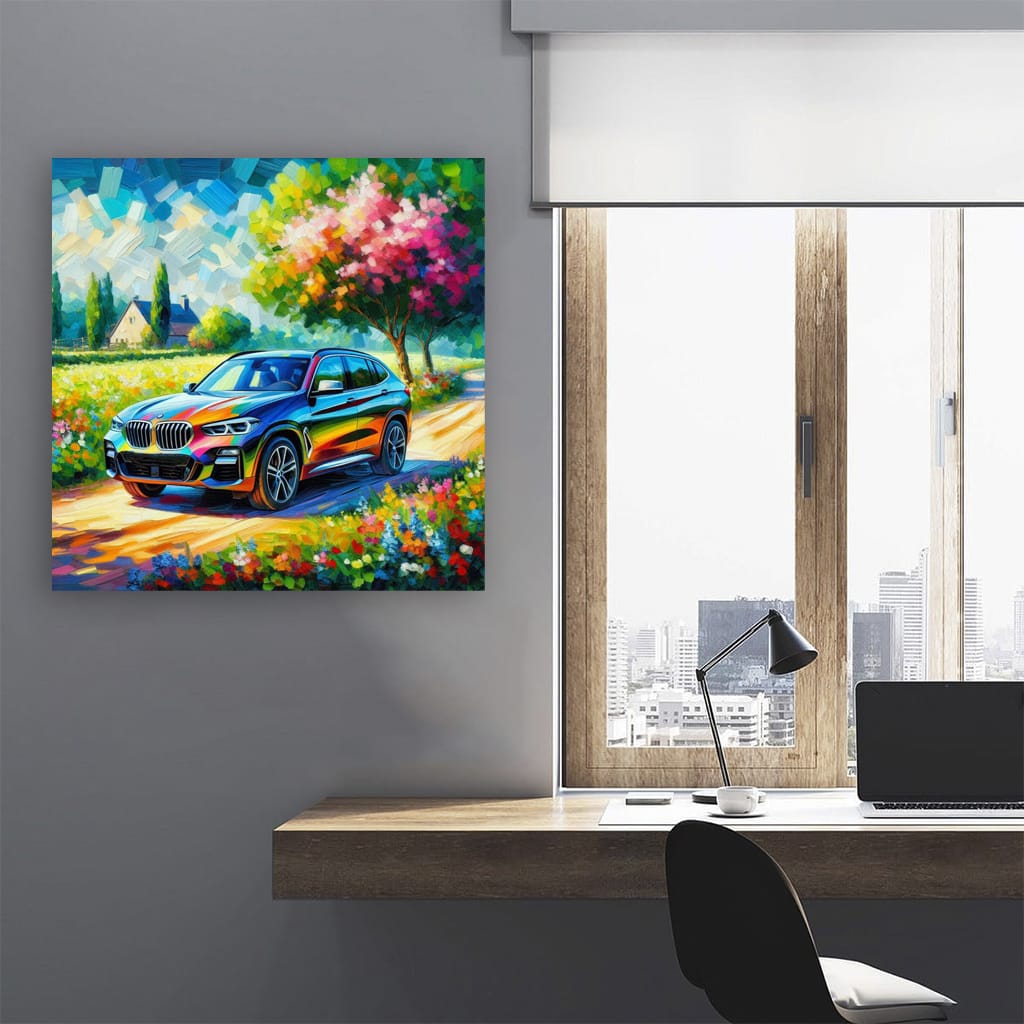 Bmw X3 Impressionism Wall Art