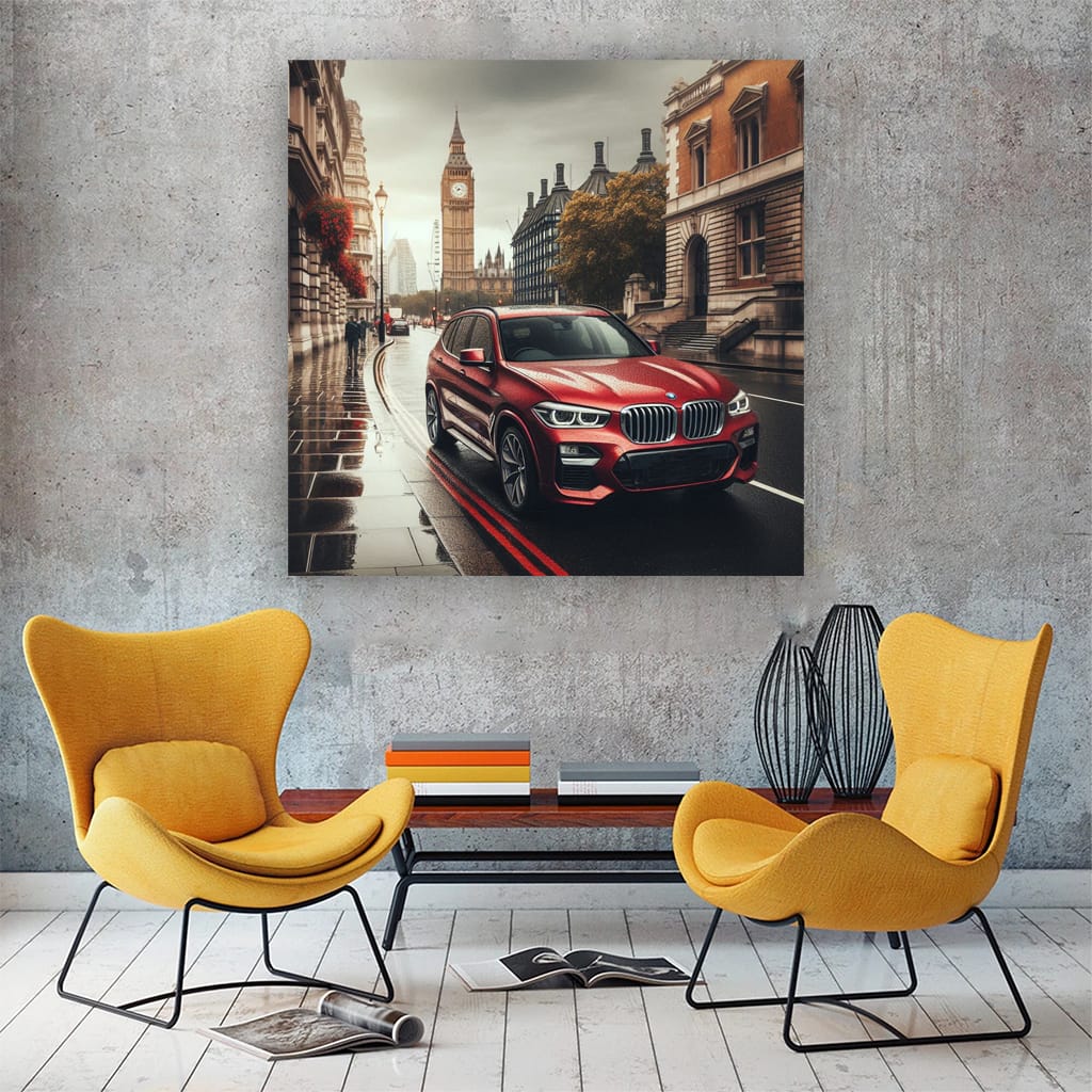 Bmw X3 Lond Wall Art