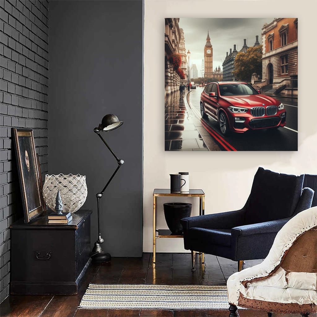 Bmw X3 Lond Wall Art