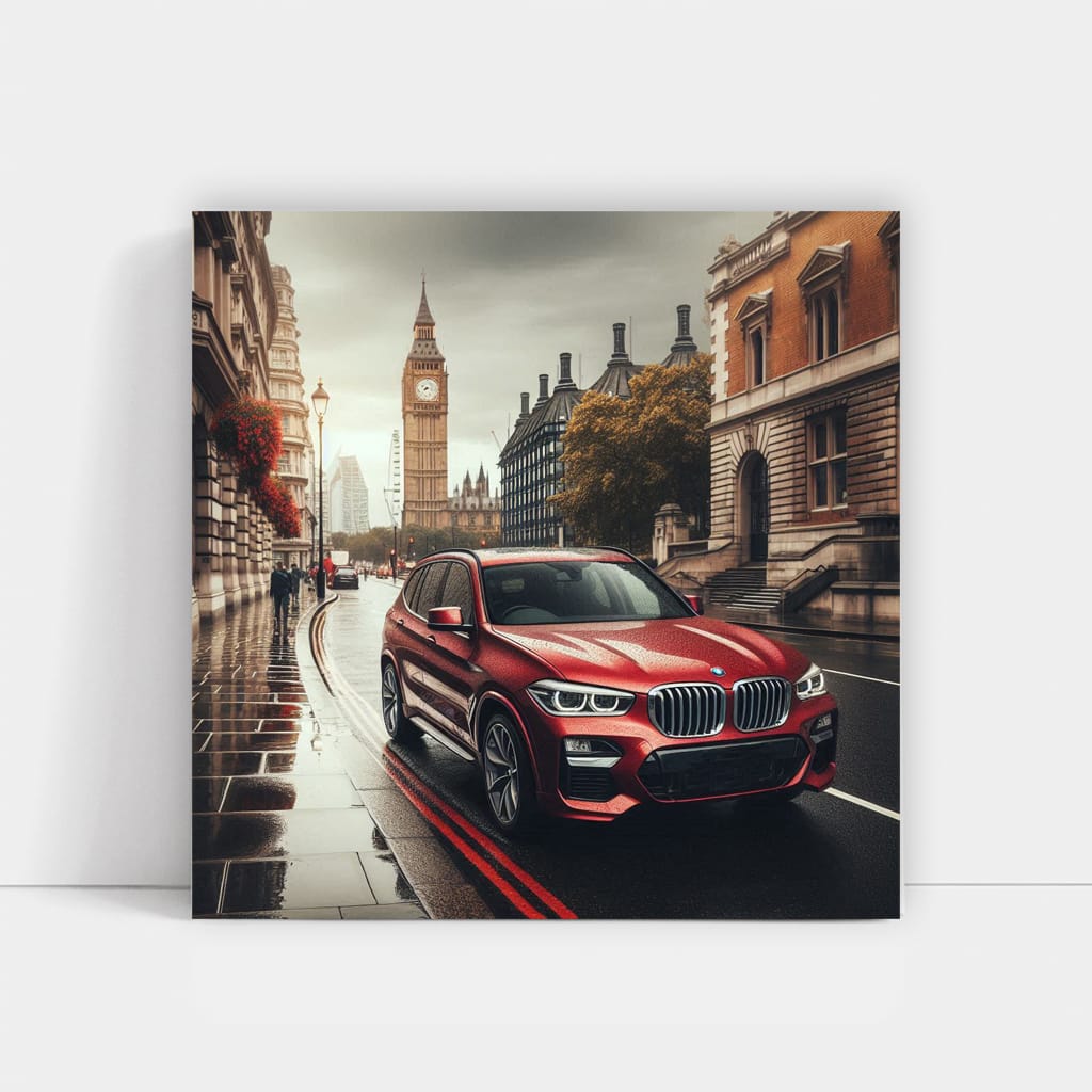 Bmw X3 Lond Wall Art