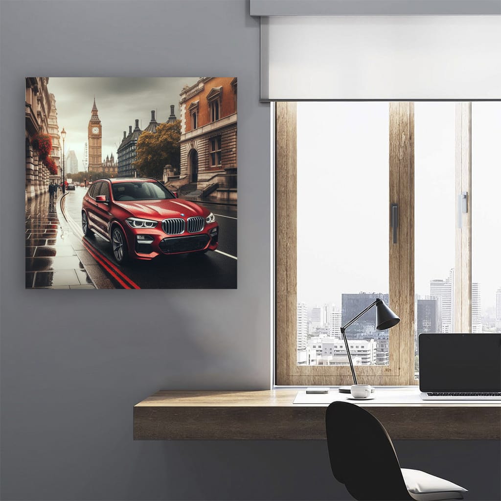 Bmw X3 Lond Wall Art