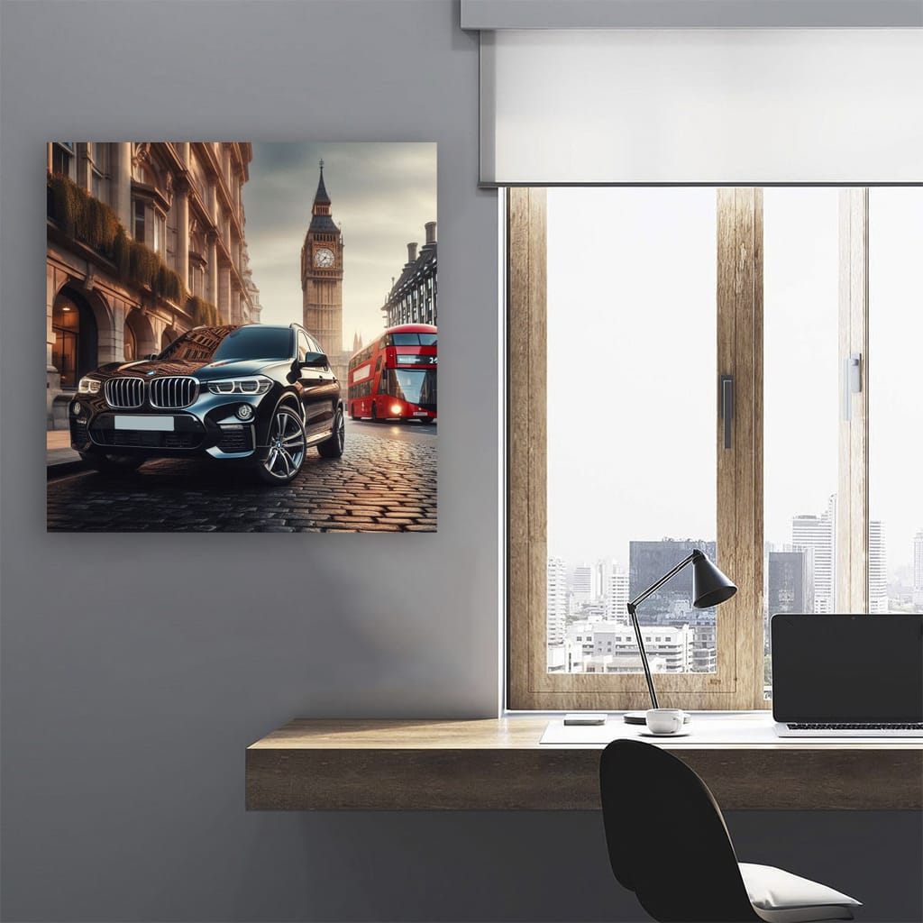 London Black BMW X3 - Sleek Urban Elegance