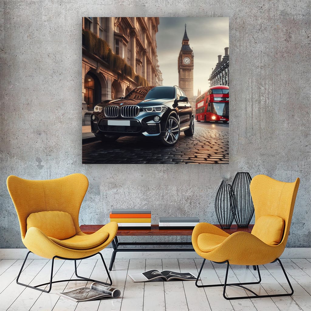 London Black BMW X3 - Sleek Urban Elegance