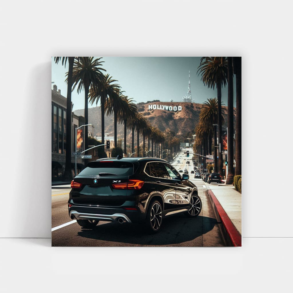 Bmw X3 Los Angeles Wall Art