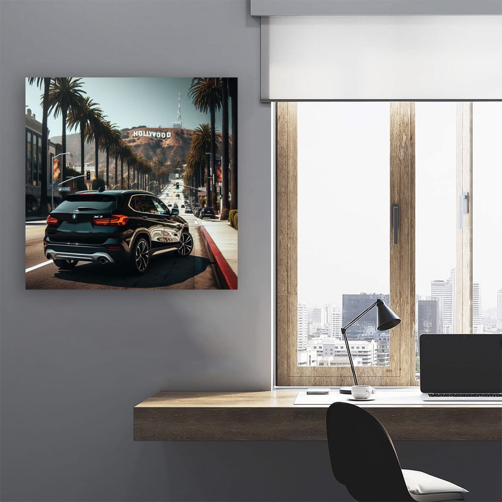 Bmw X3 Los Angeles Wall Art