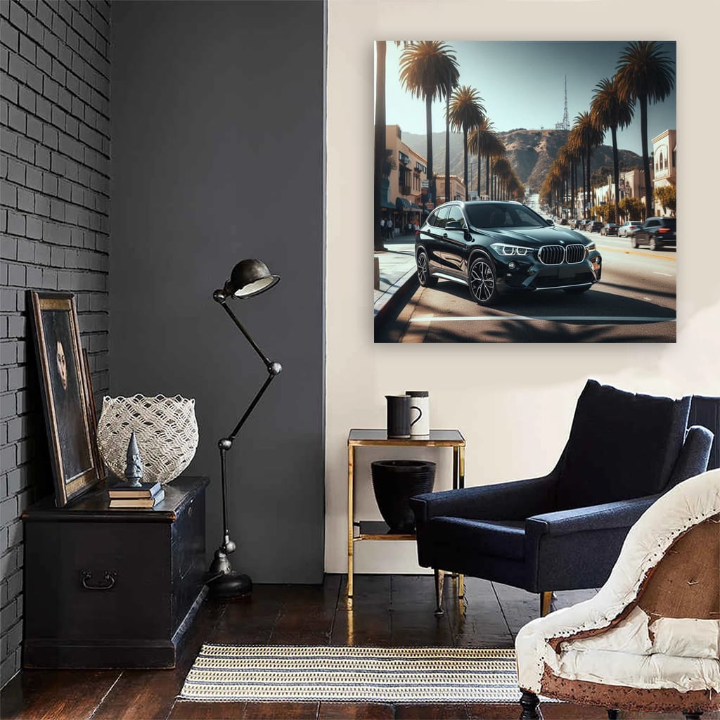 Bmw X3 Los Angeles Bla Wall Art