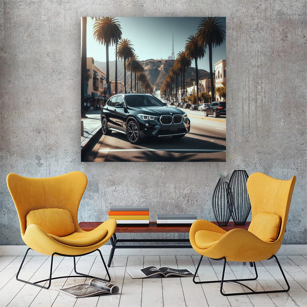 Bmw X3 Los Angeles Bla Wall Art