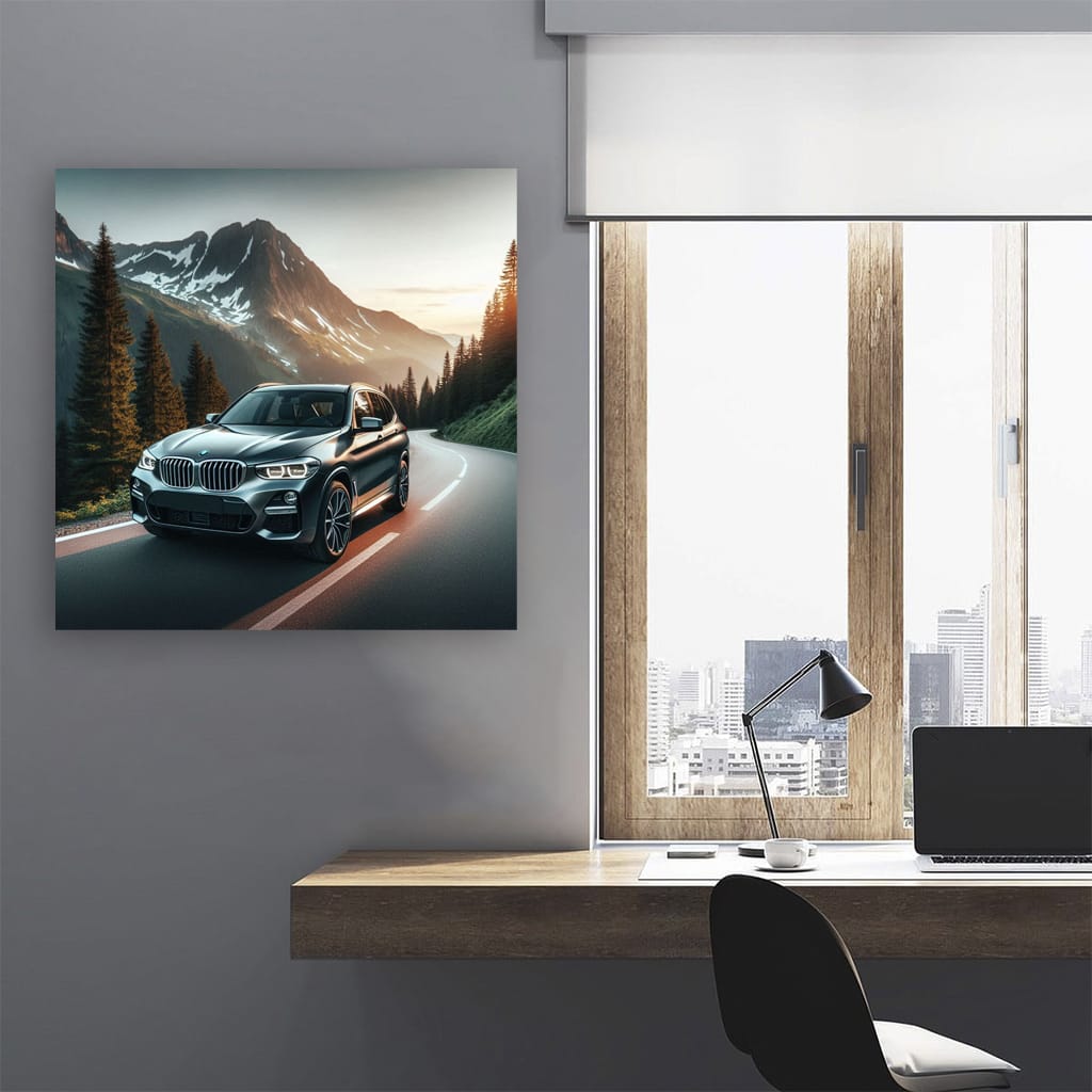 Bmw X3 Mounta Wall Art