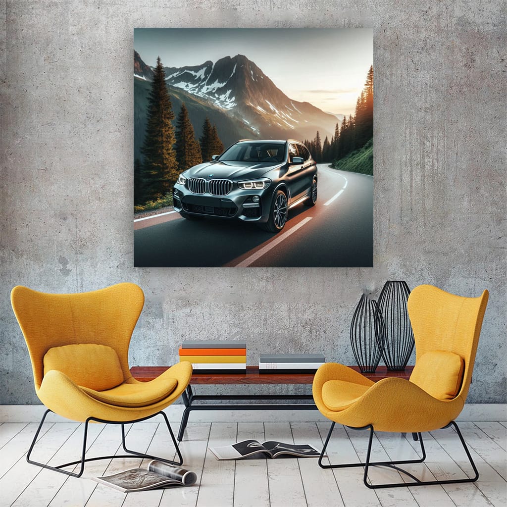 Bmw X3 Mounta Wall Art