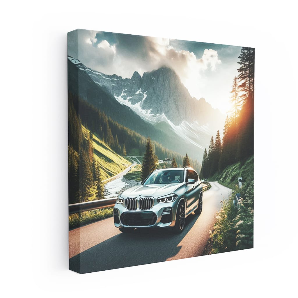 Bmw X3 Mountain Wall Art