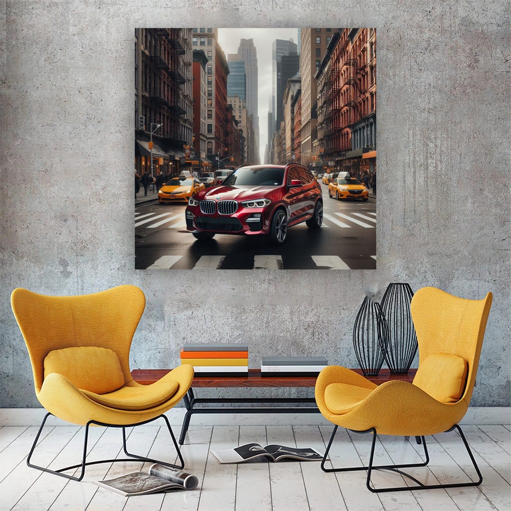 Bmw X3 New York Wall Art