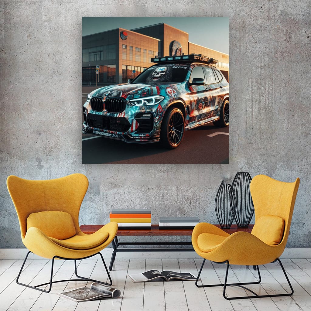 Bmw X3 Paint Wall Art