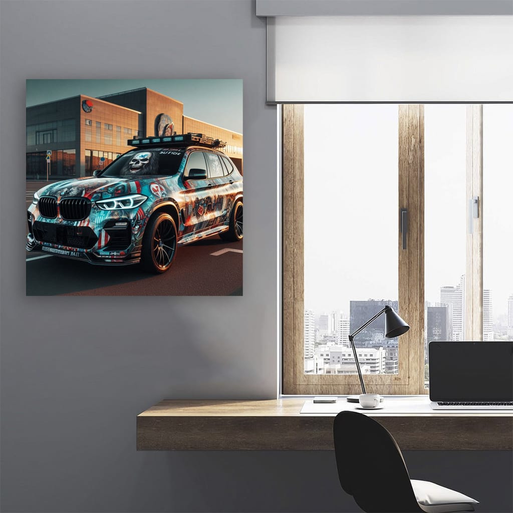 Bmw X3 Paint Wall Art