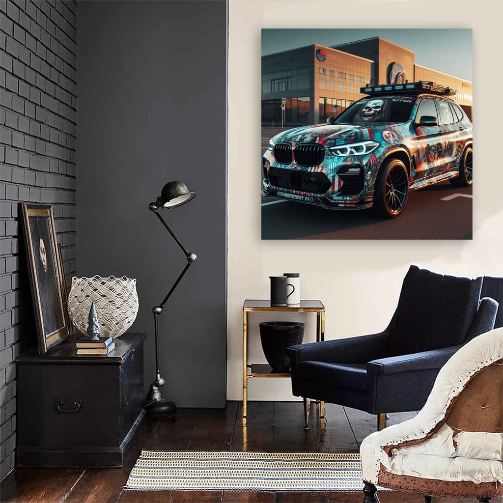 Bmw X3 Paint Wall Art