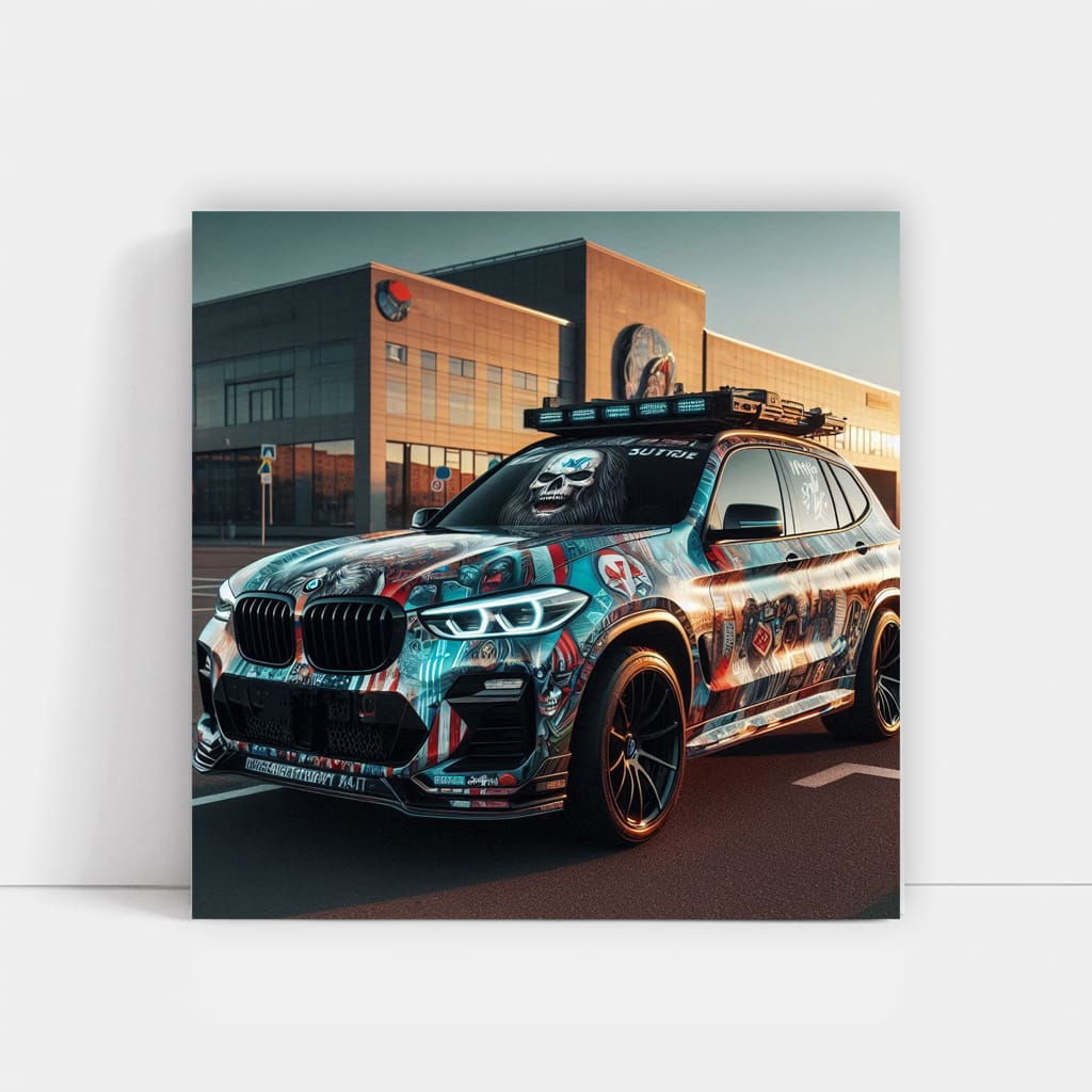 Bmw X3 Paint Wall Art