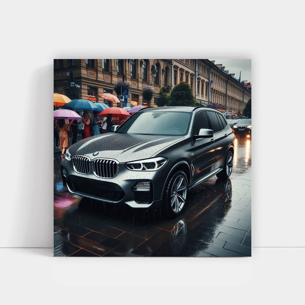BMW X3 in Stormy Weather - Unstoppable Elegance