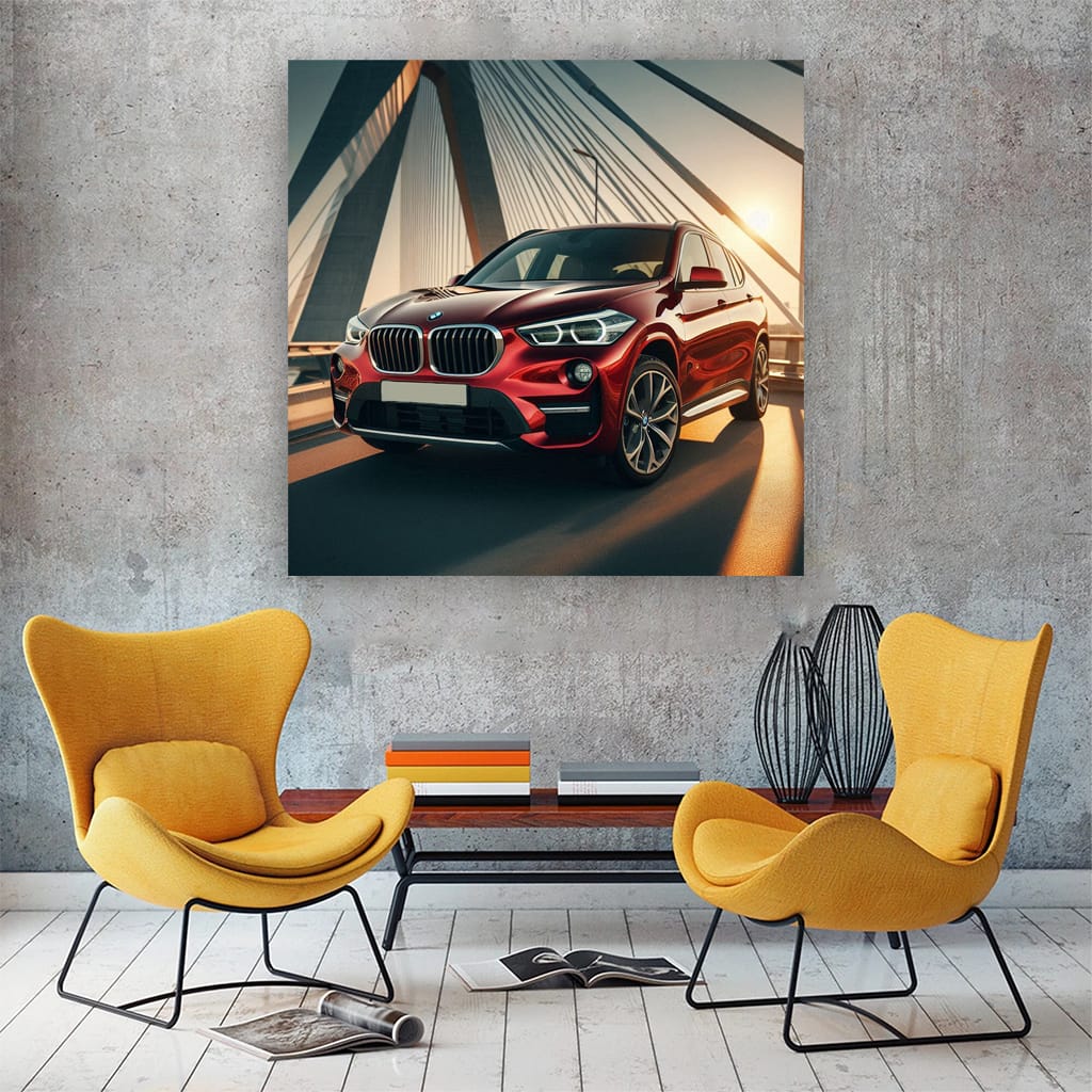 Bmw X3 Red Brid Wall Art