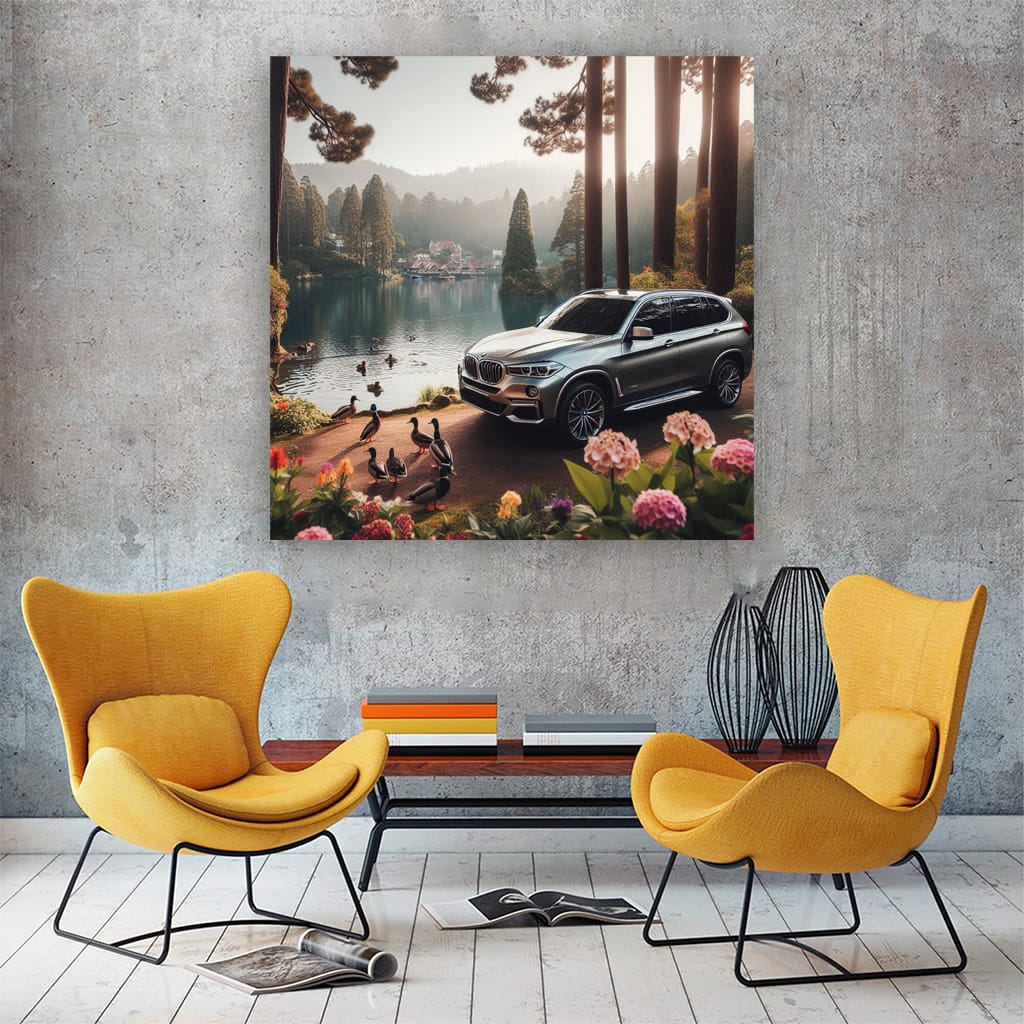 Bmw X5 La Wall Art