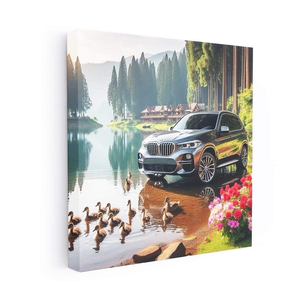 Bmw X5 Lake Wall Art