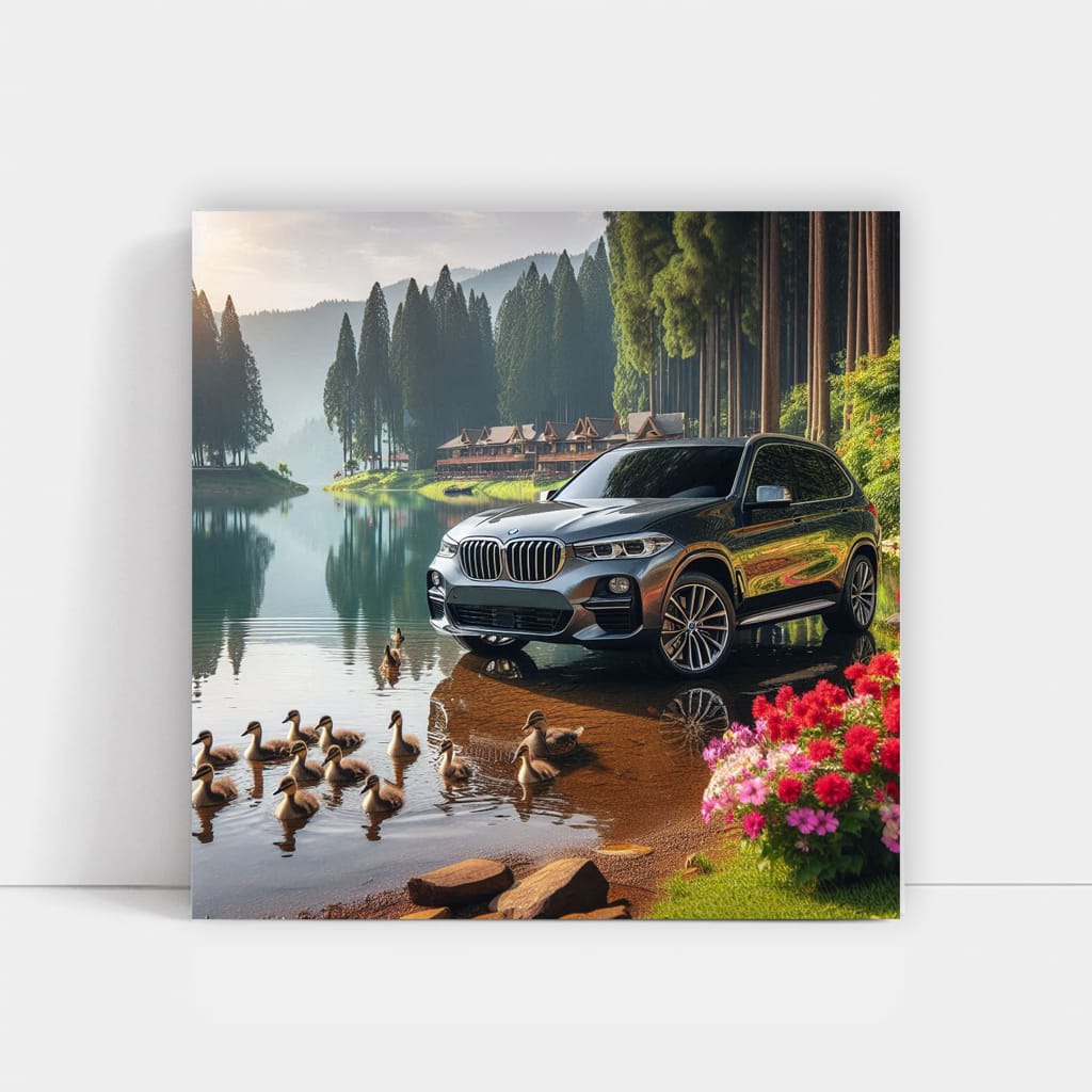 Bmw X5 Lake Wall Art