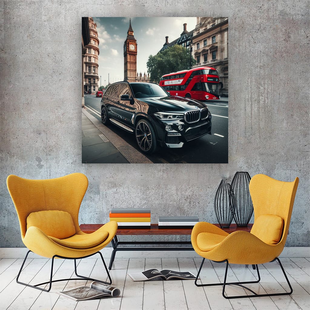 Bmw X5 Lond Wall Art