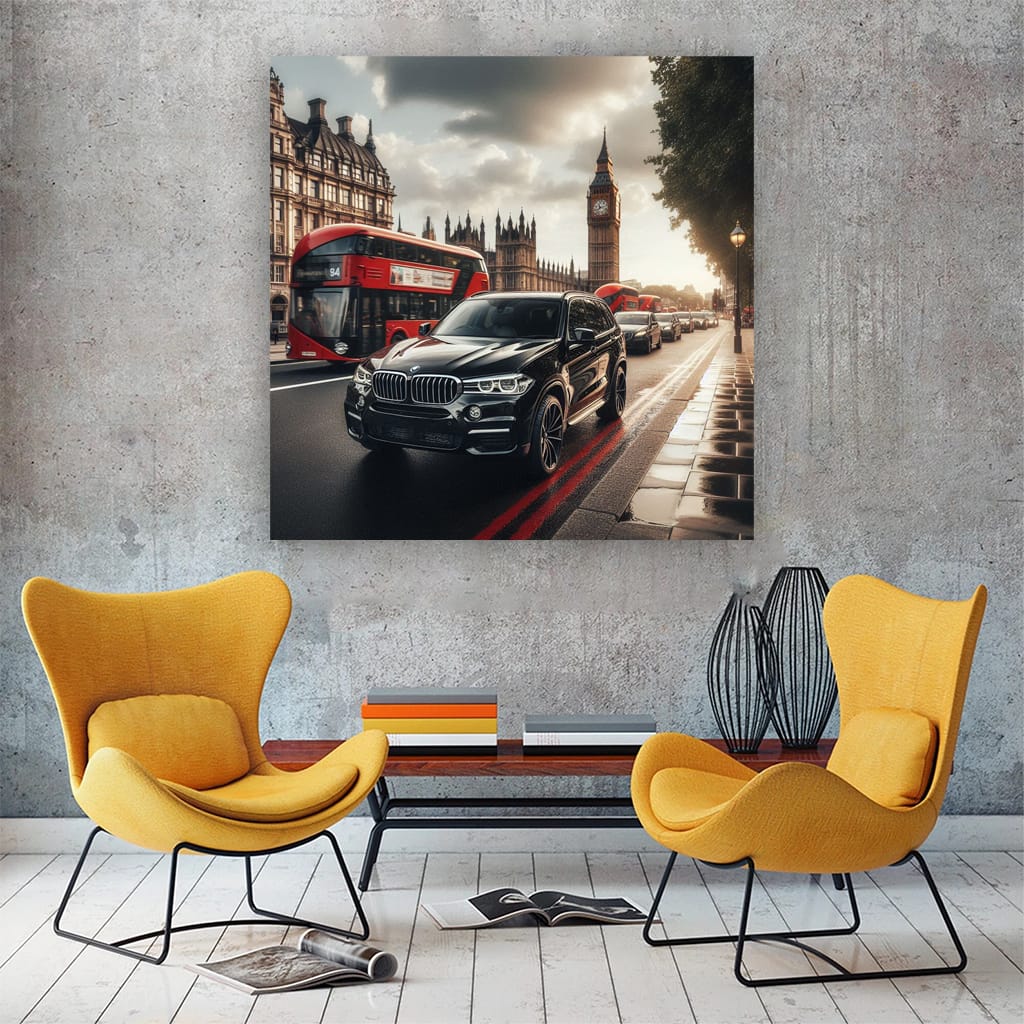 Bmw X5 London Wall Art