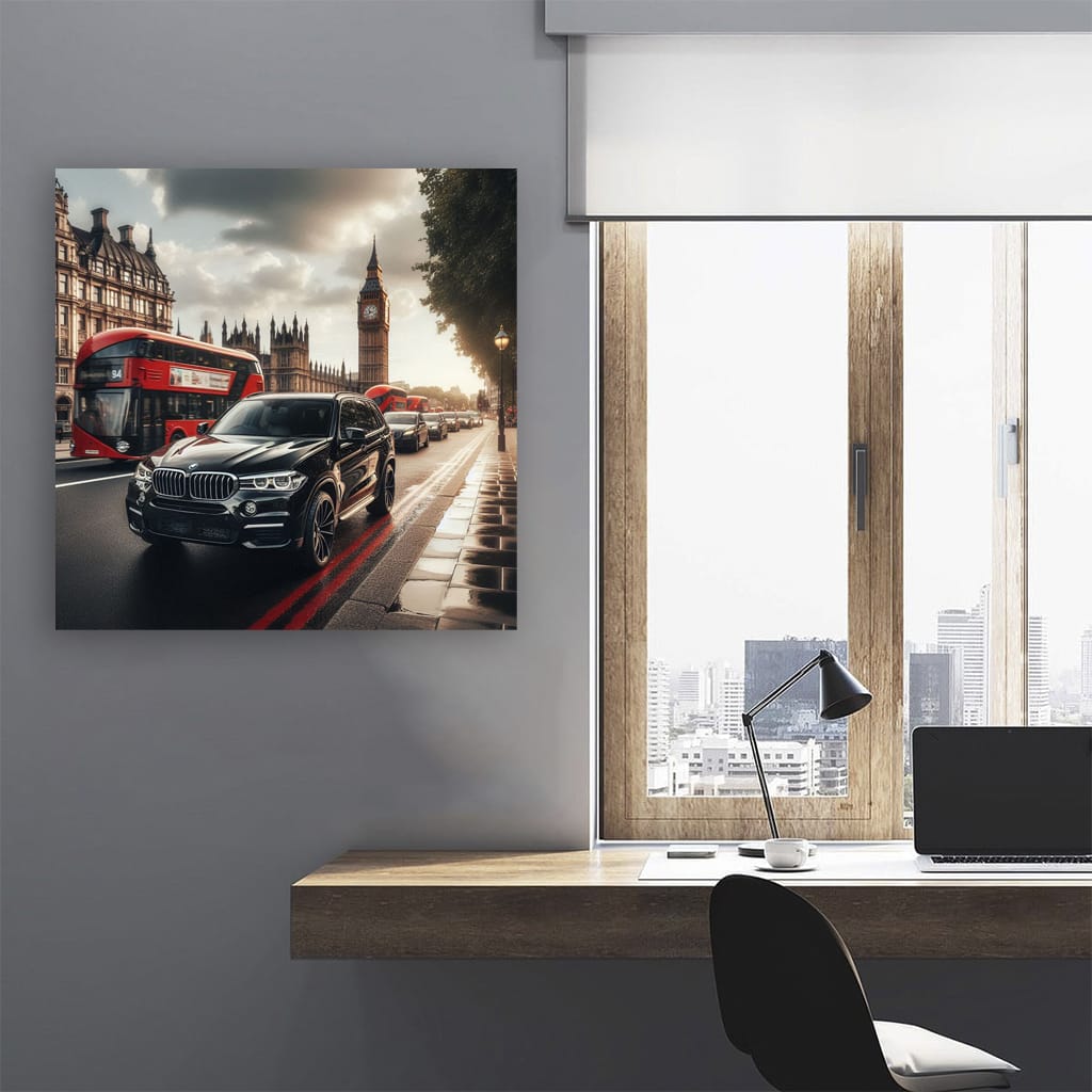 Bmw X5 London Wall Art