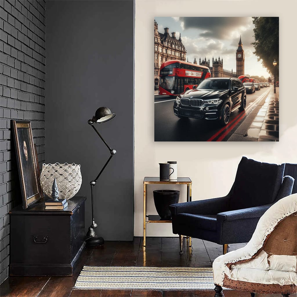 Bmw X5 London Wall Art